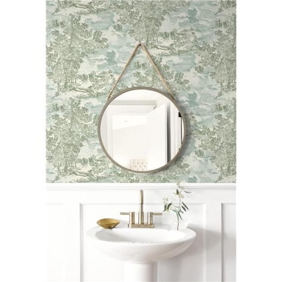 Peel and Stick Scenic Wallpaper, Self Adhesive, Vinyl, 30.75 Sq Ft